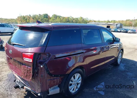 2017 Kia Sedona Lx из США, поврежденный, VIN KNDMB5C10H6251302